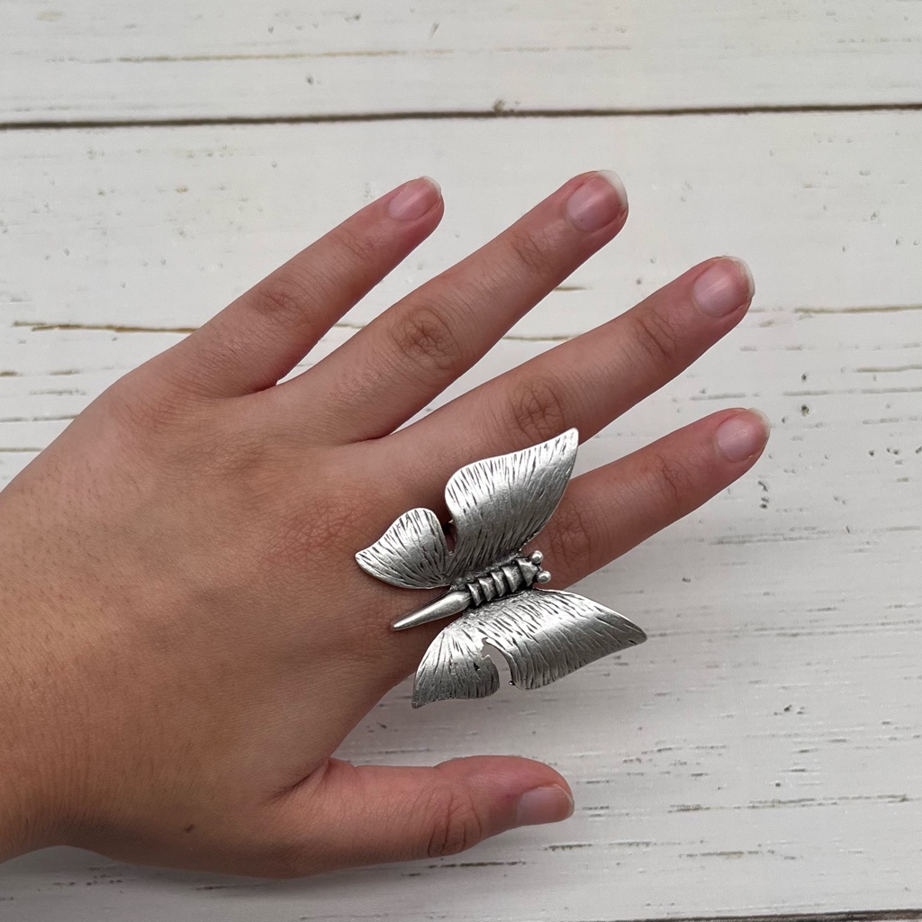 Large Butterfly Statement Ring